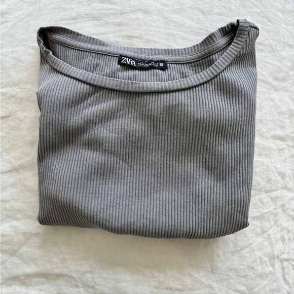ZARA Ribbed Crop Top - Picture 4 of 5